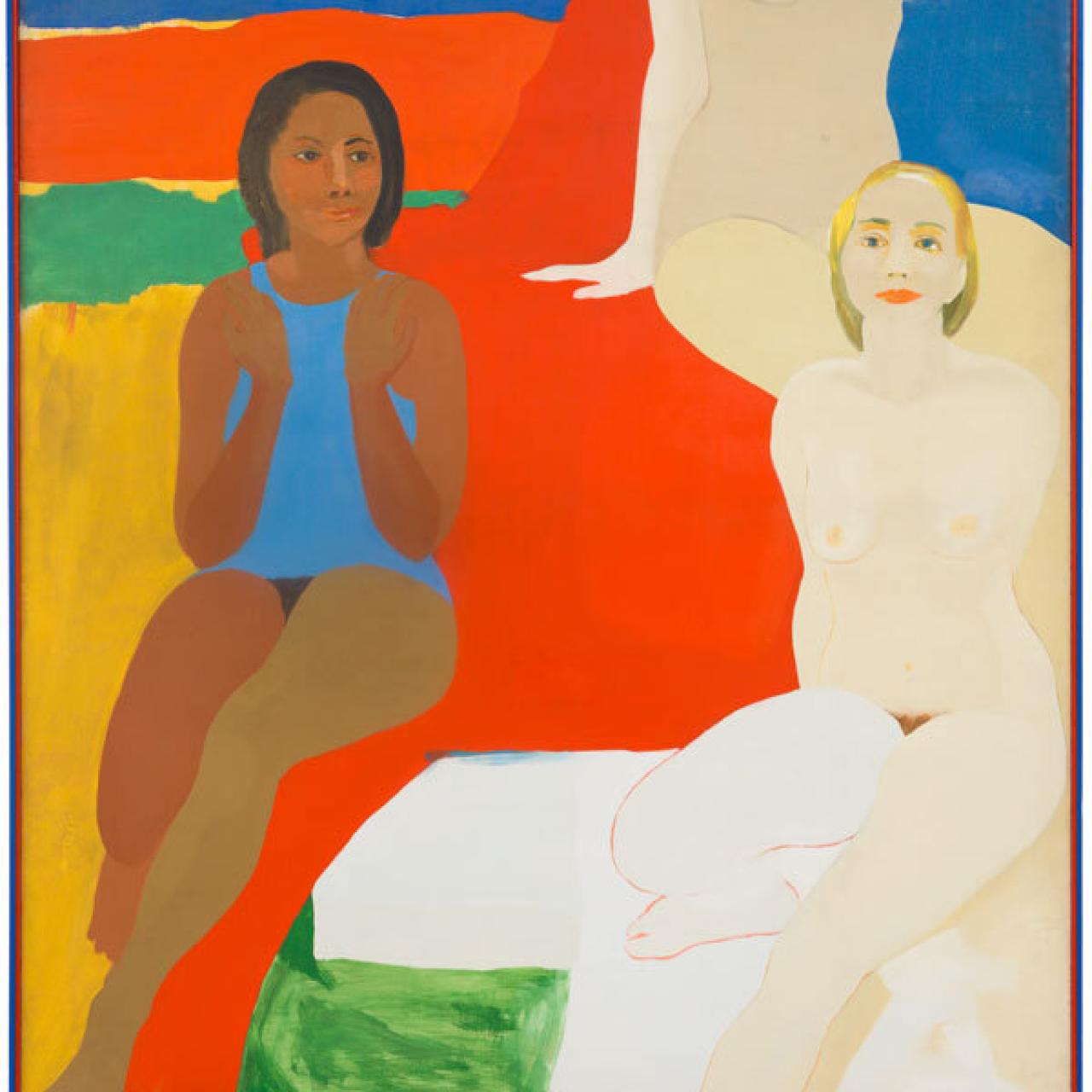 The Three Figures (1966), Emma Amos.