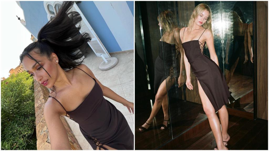 Chanel se ha decantado por un vestido de la firma francesa Marcia.