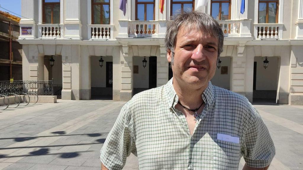 Alfredo Vicente Ruano, del grupo municipal UP-IU Guadalajara. Foto. UP-IU Guadalajara.