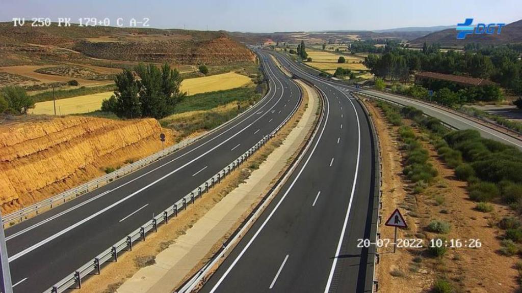 La A-2 a su paso por Soria.