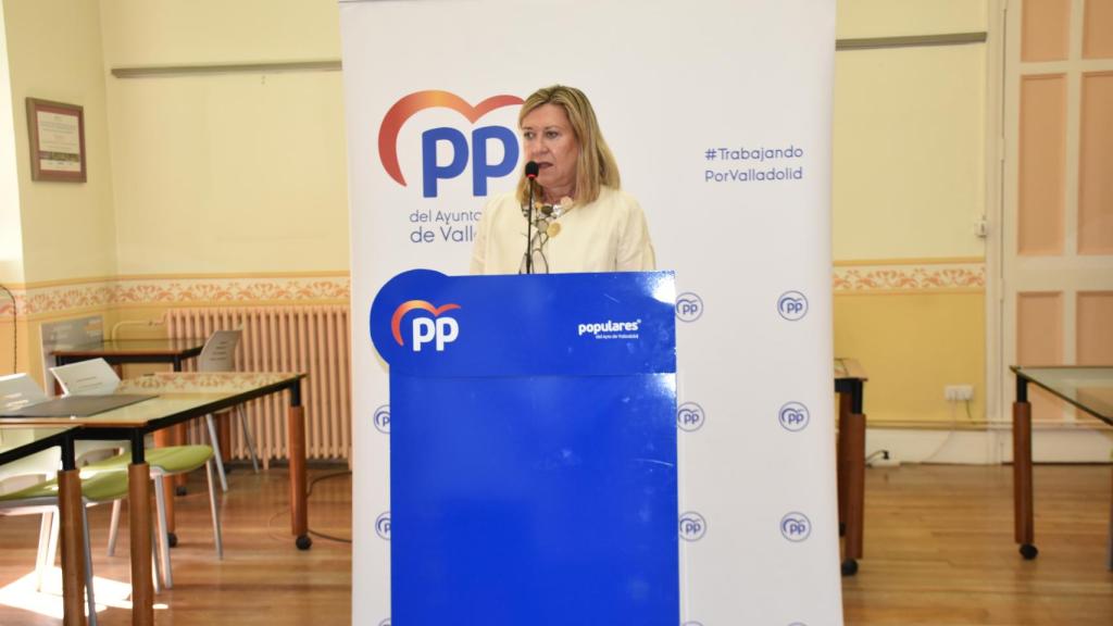 Pilar del Olmo, presidenta del Grupo Municipal Popular en el Ayuntamiento de Valladolid
