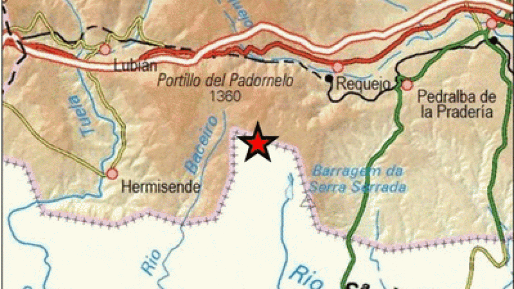 Mapa del terremoto
