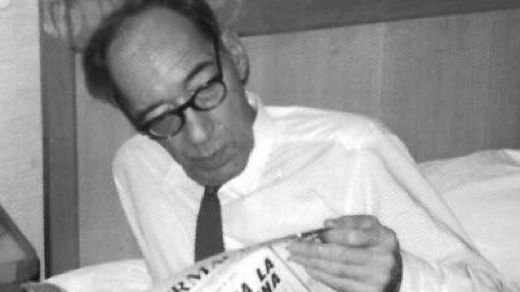 Juan Carlos Onetti en Madrid, en 1973