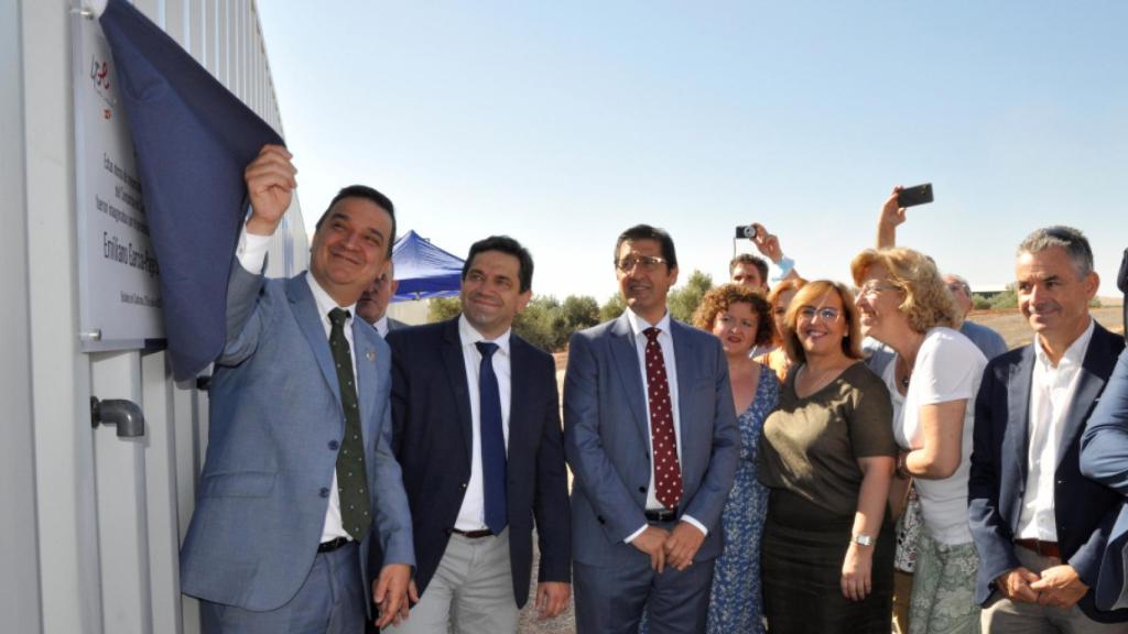 Inauguración de la planta de ósmosis inversa de Bolaños. Foto: Diputación de Ciudad Real.