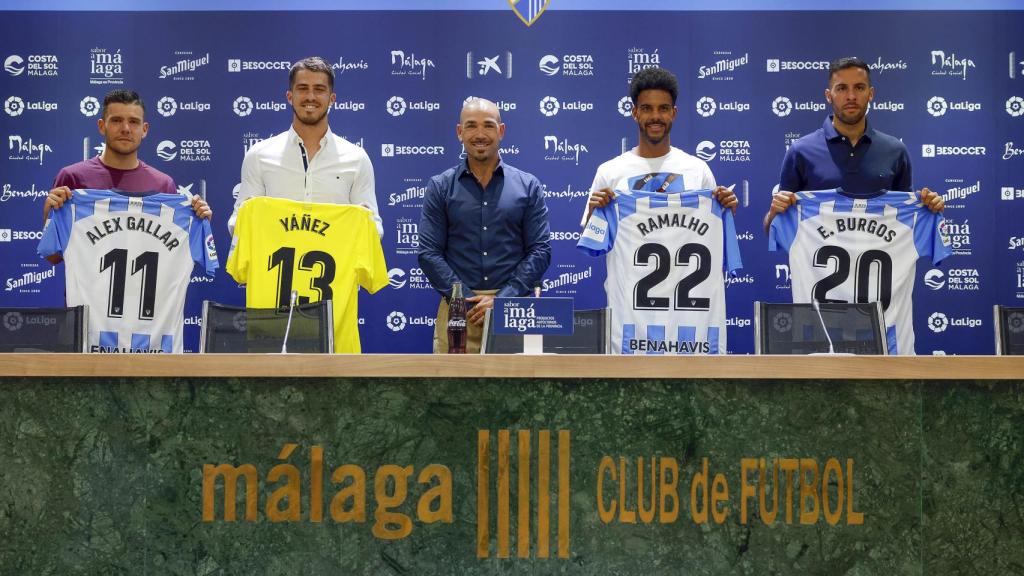 Gallar, Yáñez, Ramalho y Esteban Burgos, nuevos jugadores del Málaga CF
