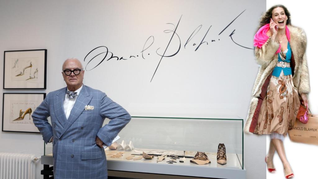 Manolo Blahnik y su musa, Sarah Jessica Parker, cuyo personaje en la serie 'Sexo en Nueva York' era fan de la marca.