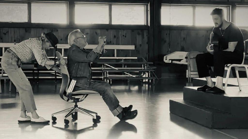 Steven Spielberg en el rodaje.