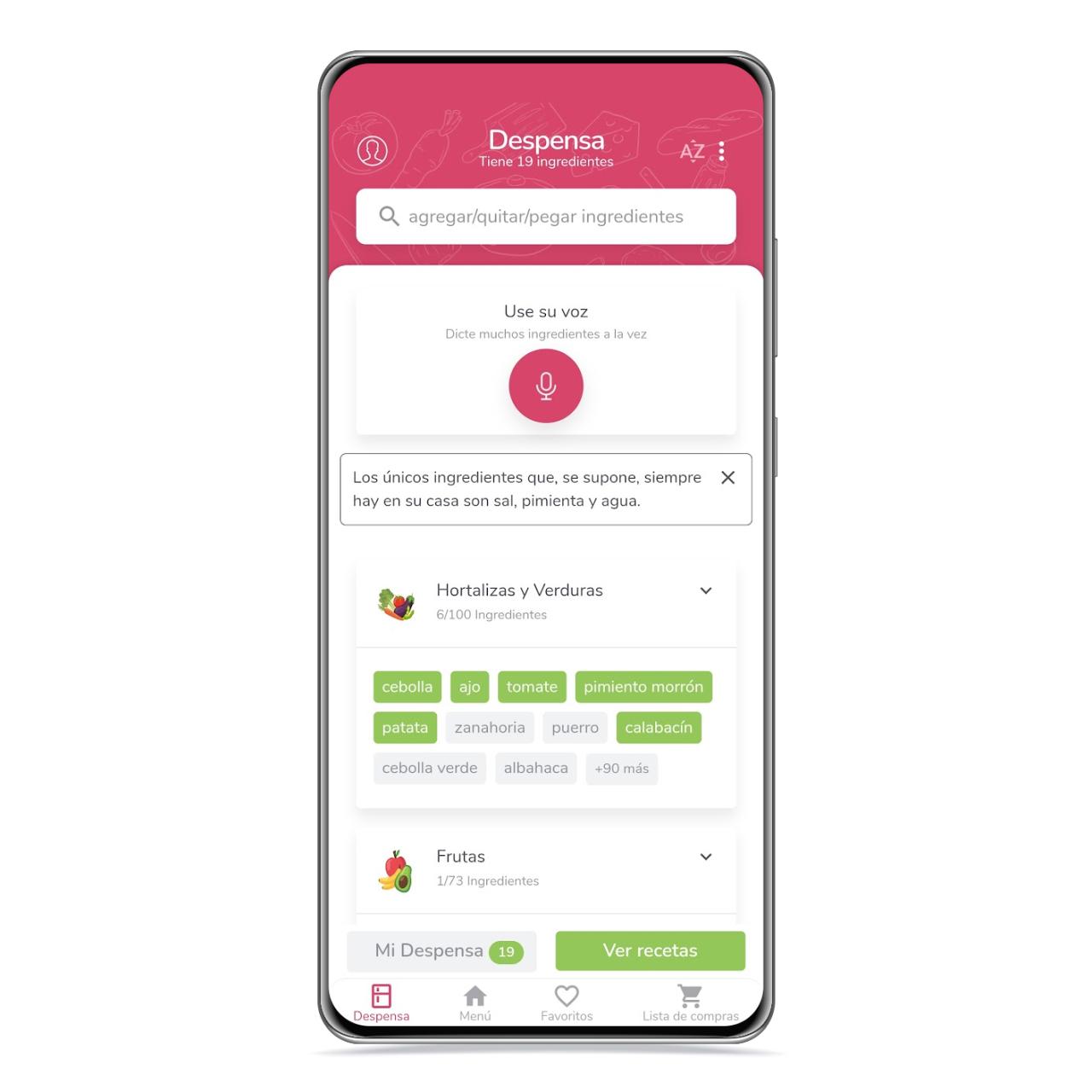 Despensa en Supercook