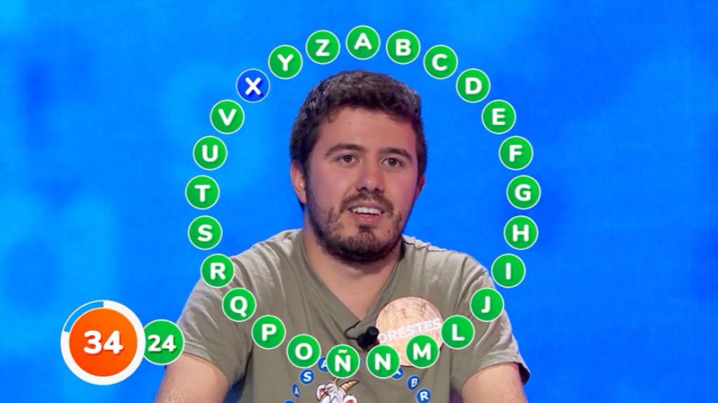 Orestes vuelve a hacer historia en 'Pasapalabra'.