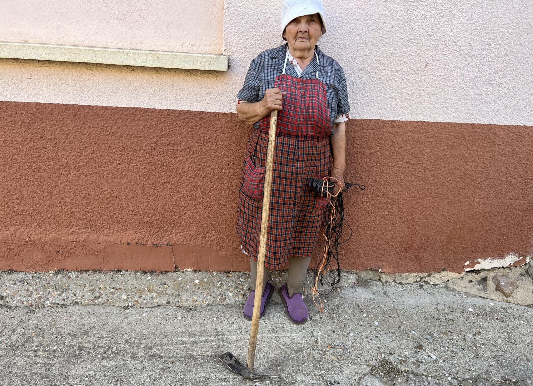 Hortensia Rodríguez, vecina de San Martín de Tábara