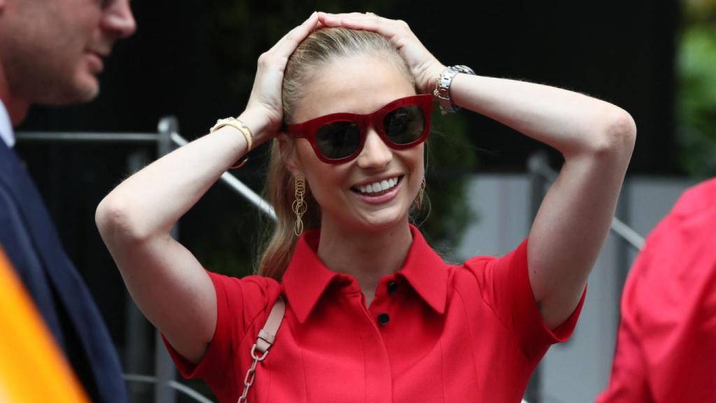 Beatrice Borromeo en el Gran Prix de Mónaco.