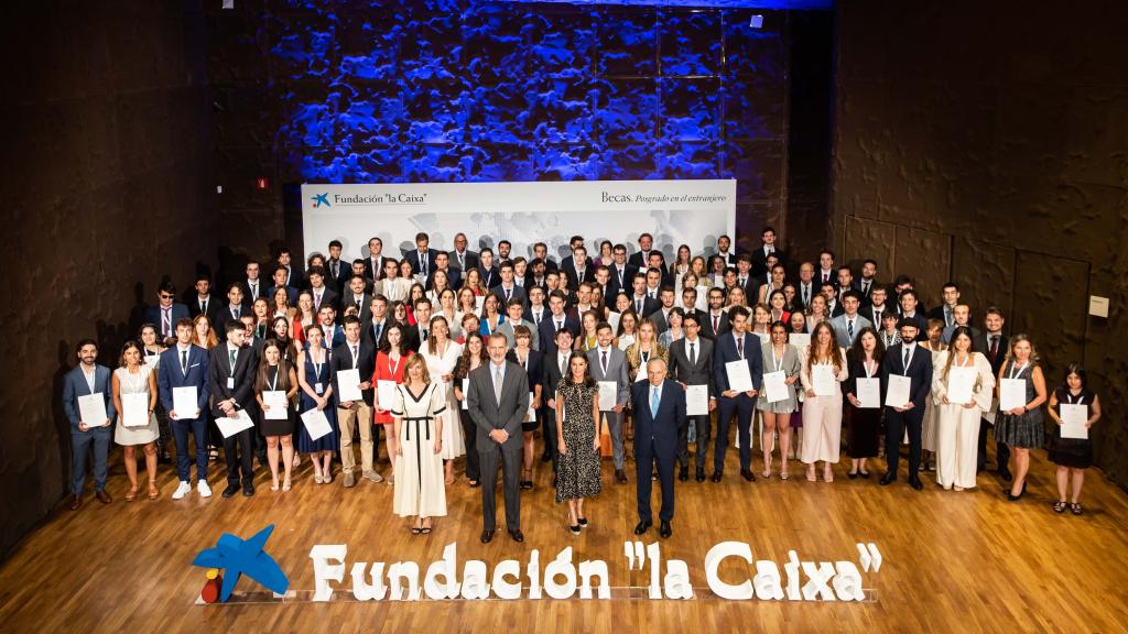 Entrega de las becas de Fundación la Caixa.