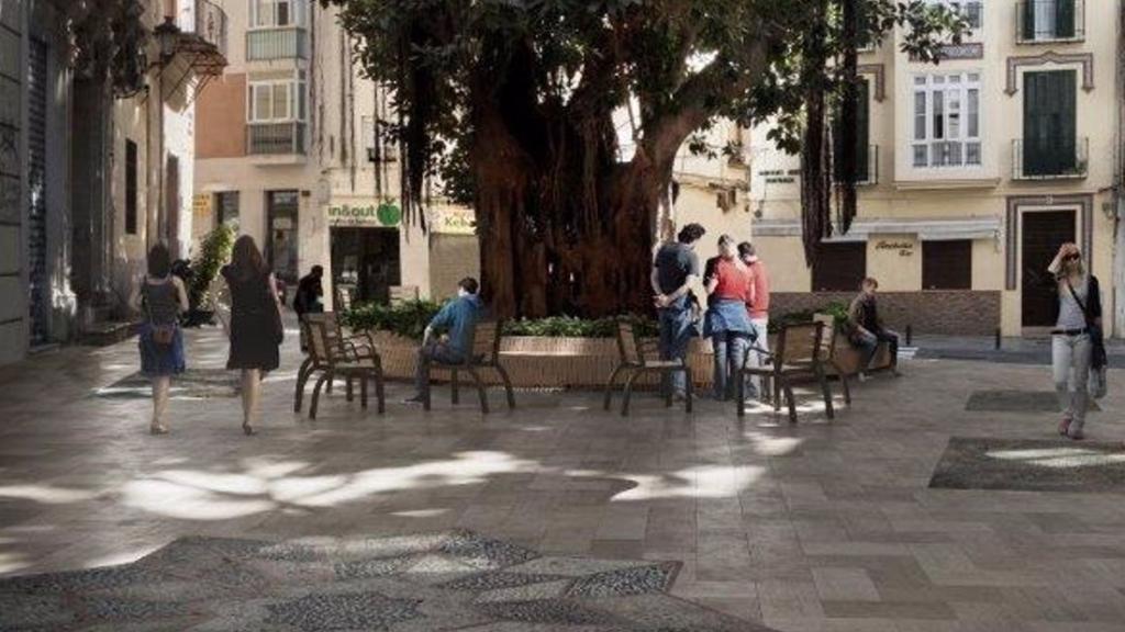 Infografía del proyecto de la Plaza del Teatro.