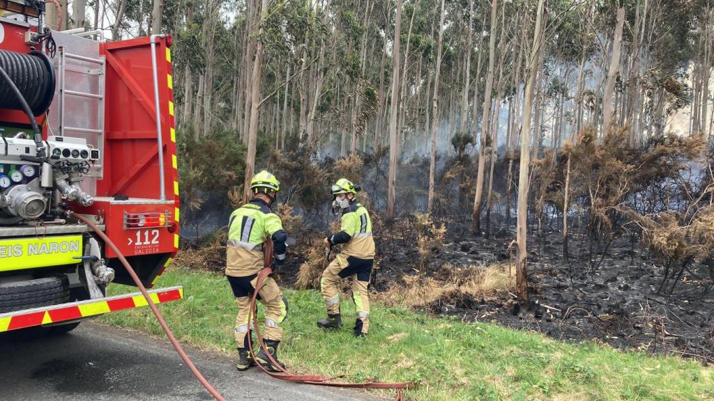 Intervención de los bomberos del Speis en Sedes