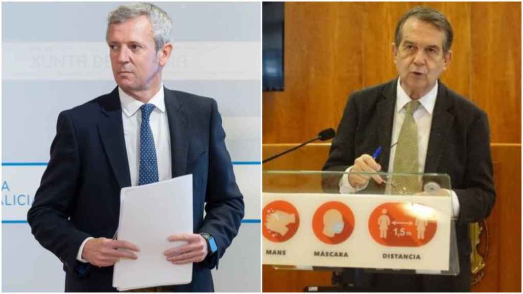 Alfonso Rueda y Abel Caballero.