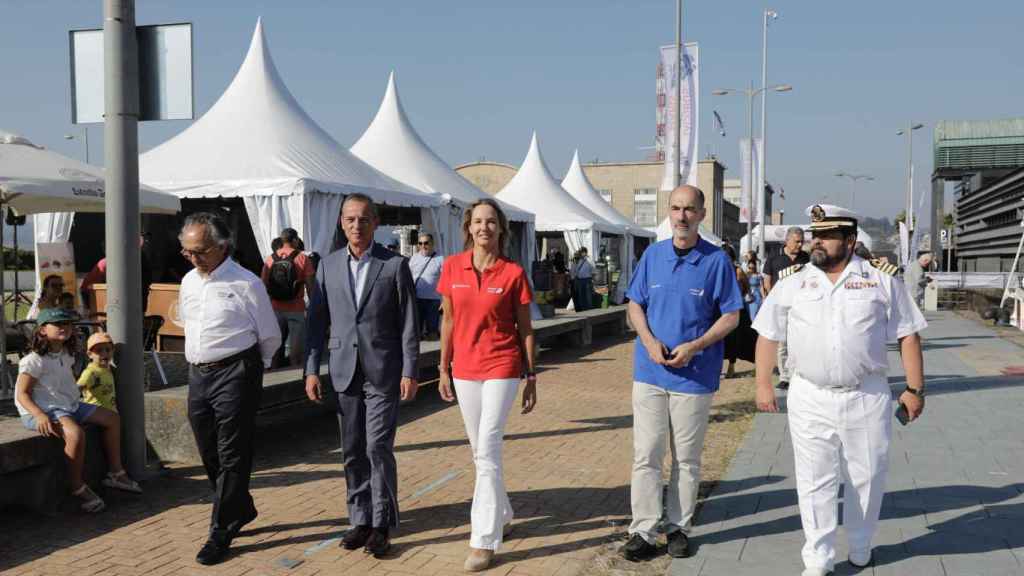 Inauguración el ‘Village’ de la Iacobus Maris en Vigo.