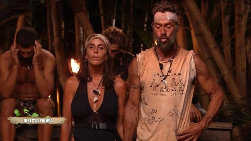 Anabel Pantoja y Nacho Palau en 'Supervivientes'