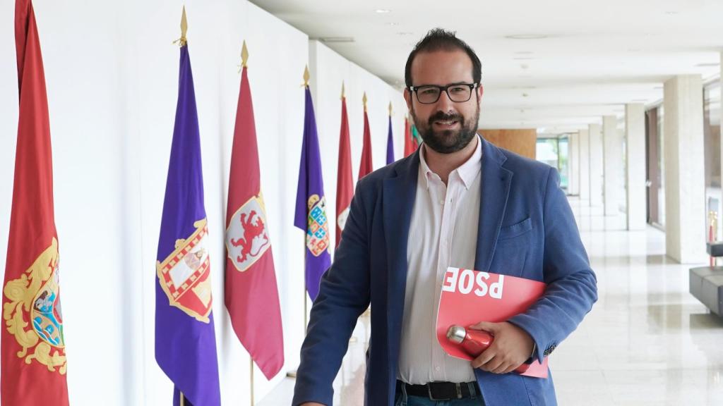 El secretario general del Grupo Parlamentario Socialista en las Cortes de CyL, Ángel Hernández
