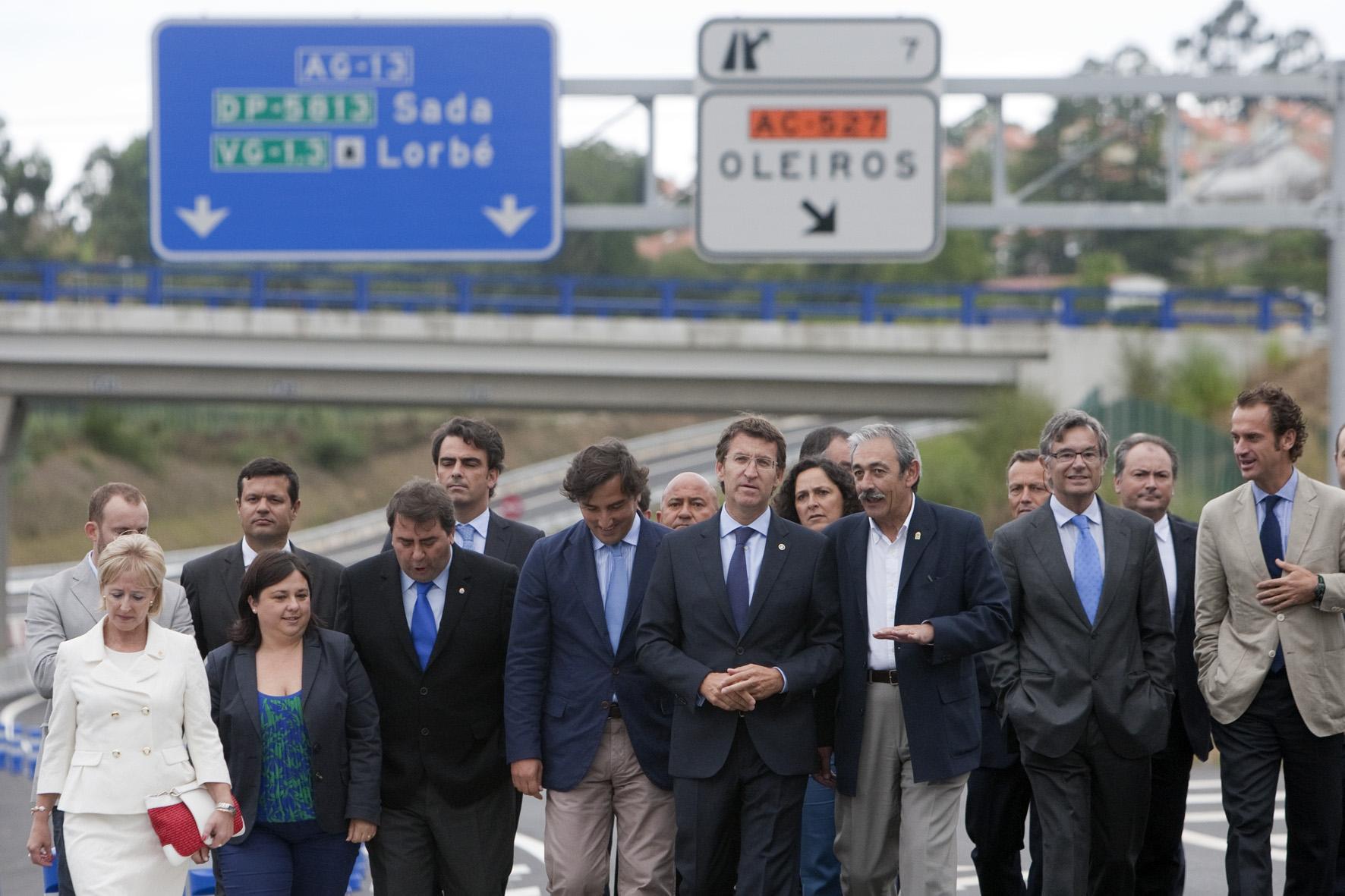 Puesta en servicio del primer tramo de la Vía Ártabra (foto: Ana Varela)