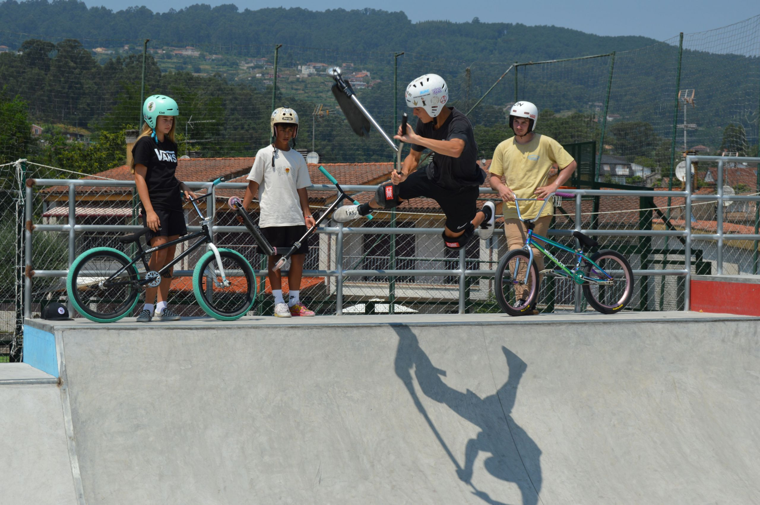 Exhibición en la presentación del festival. Foto: Concello de Mos