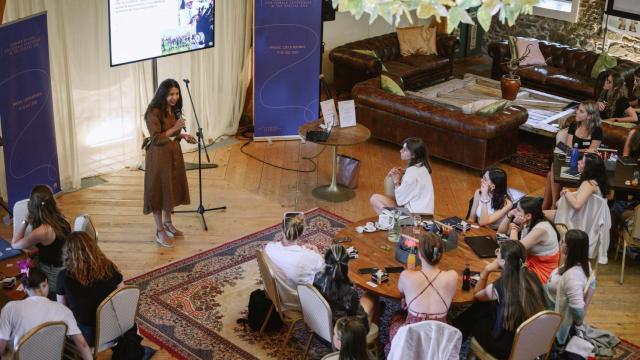 Las alumnas de la Academia Europea de Liderazgo durante una de las sesiones.