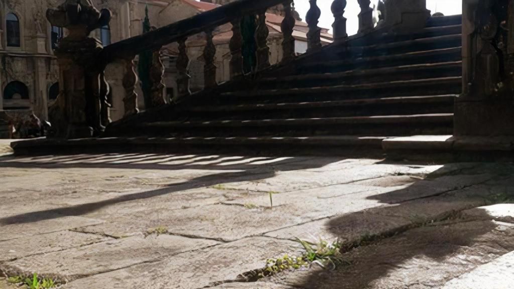 Tableros de juego históricos en la zona vieja.