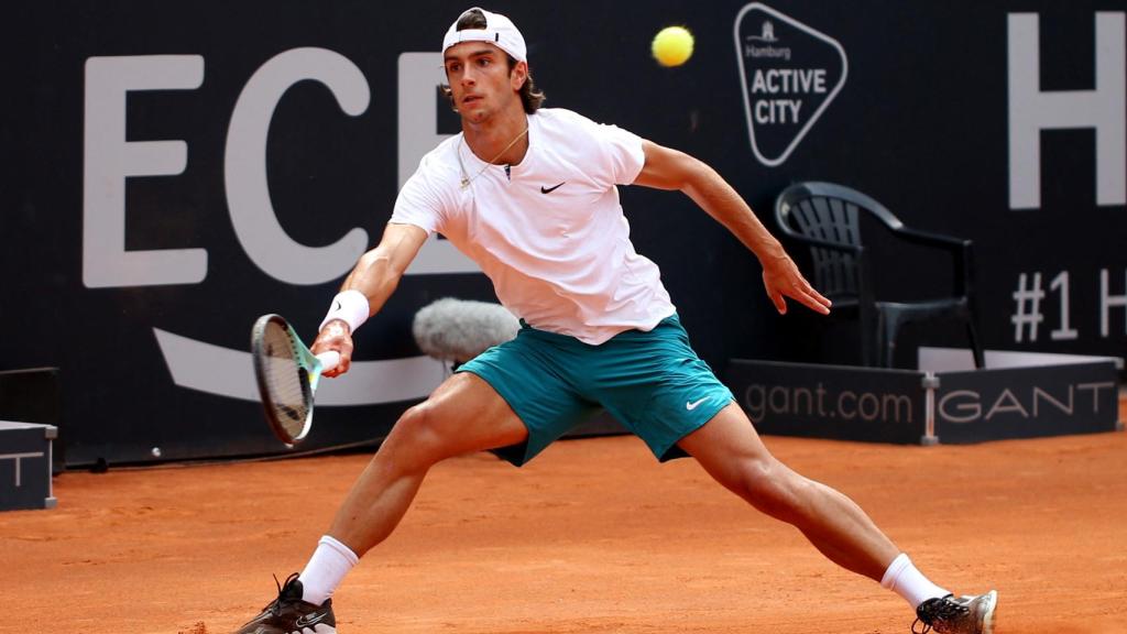 Lorenzo Musetti, en el ATP 500 de Hamburgo