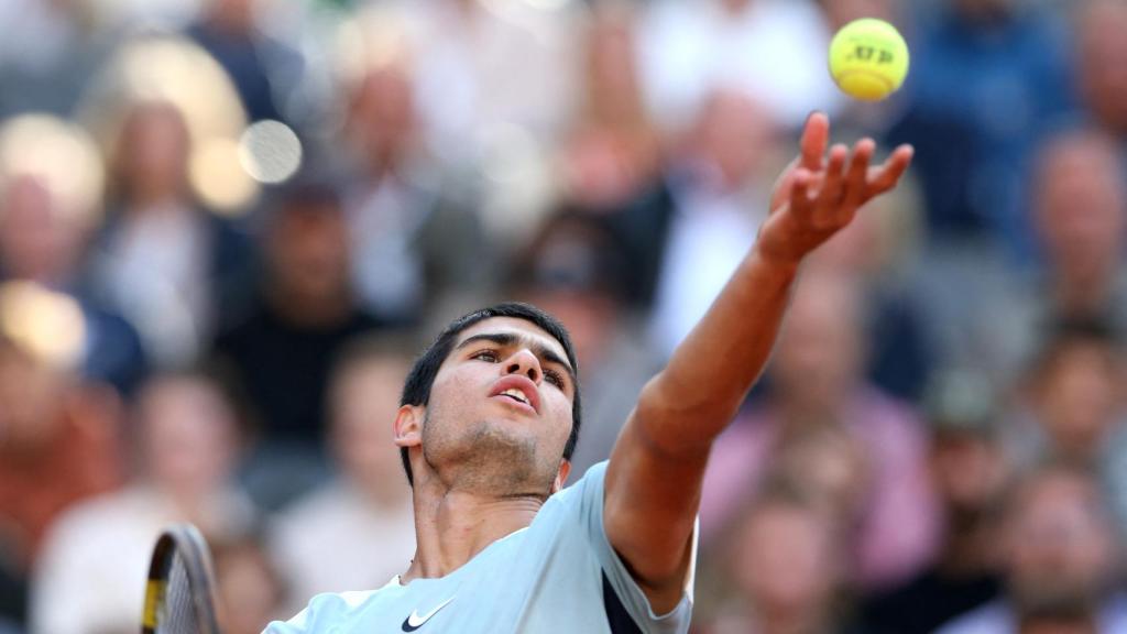 Carlos Alcaraz, en el ATP 500 de Hamburgo