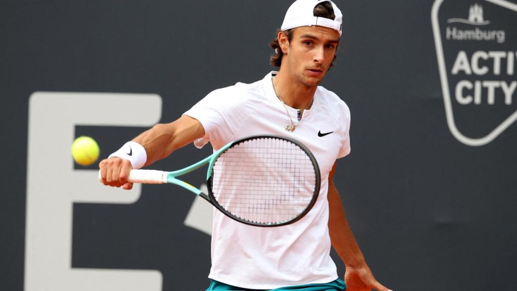 Lorenzo Musetti, en el ATP 500 de Hamburgo