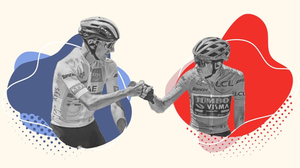 Tadej Pogacar yJonas Vingegaard