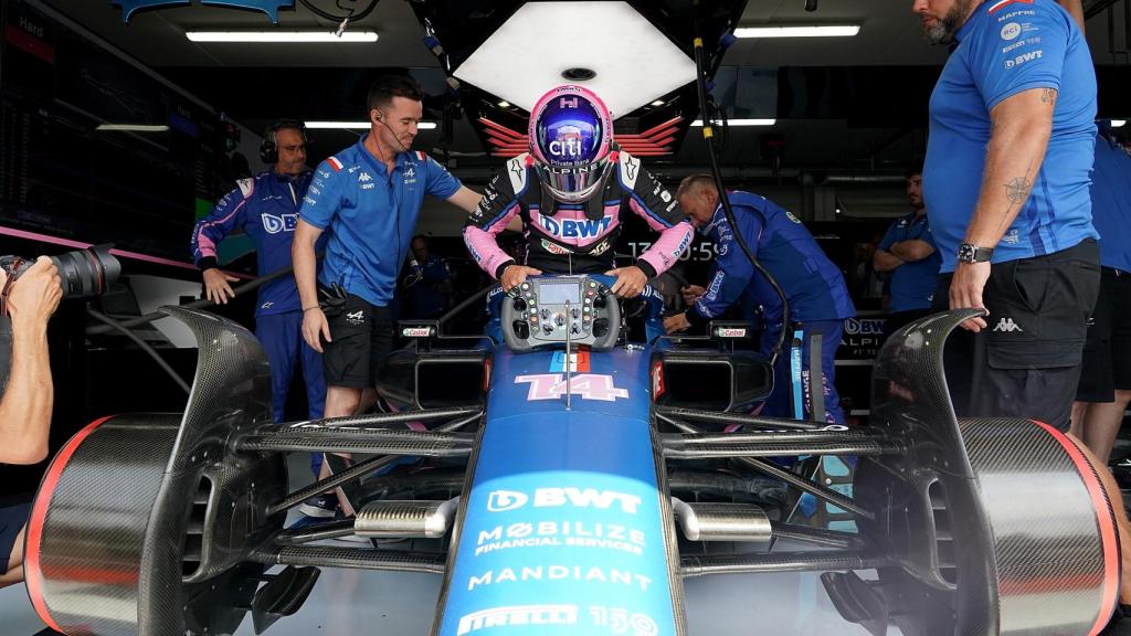 Fernando Alonso en el Gran Premio de Francia