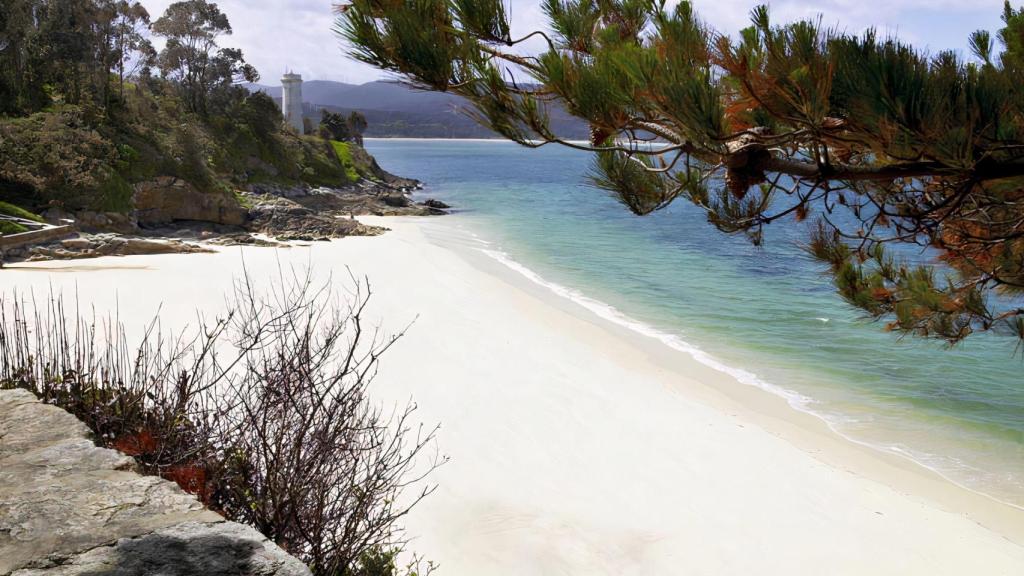 Playa O Caolín, en O Vicedo (Lugo).