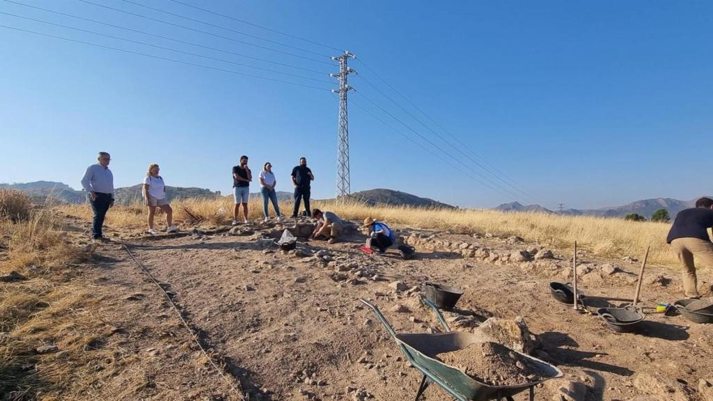 Trabajos arqueológicos en Loma Eugenia, en Hellín (Albacete)