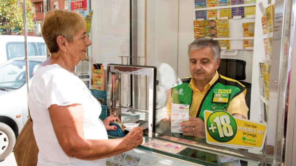 Vendedor de la ONCE.