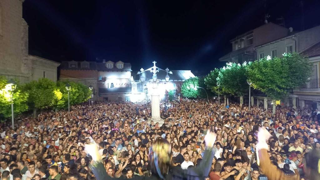 Imagen de la fiesta de la pedida de toros celebrada en Tudela de Duero