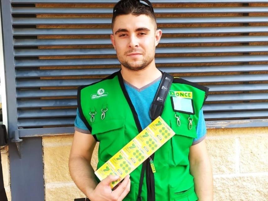 El vendedor de la ONCE Jose Ángel Cordovilla Benito