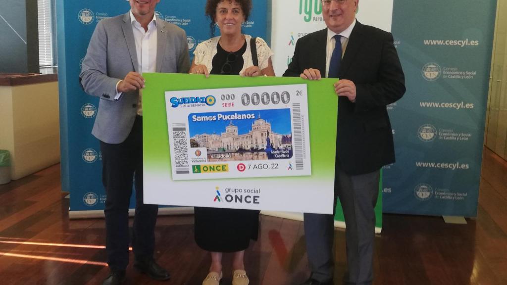 La ONCE lanza un cupón bajo el lema Somos Pucelanos el 7 de agosto