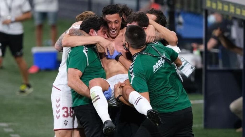 Maikel Mesa con el Albacete Balompié. Foto: LaLiga.