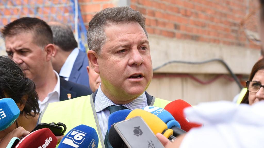 Emiliano García-Page, presidente de Castilla-La Mancha, este lunes en Albacete