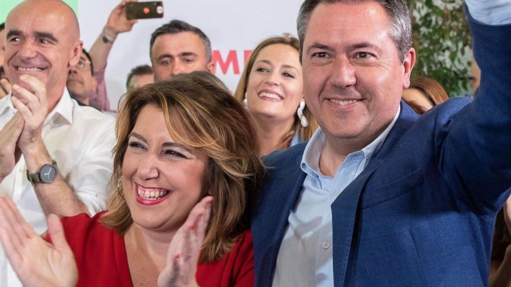 Susana Díaz y Juan Espadas en una imagen de archivo.