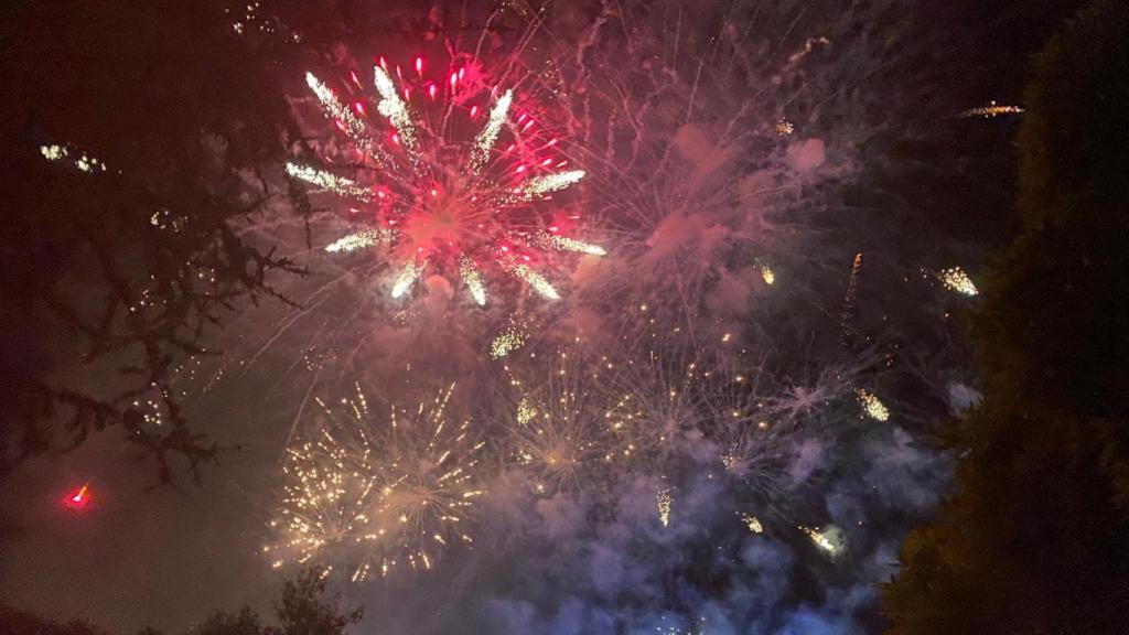 Fuegos del Apóstol en Santiago 2022.