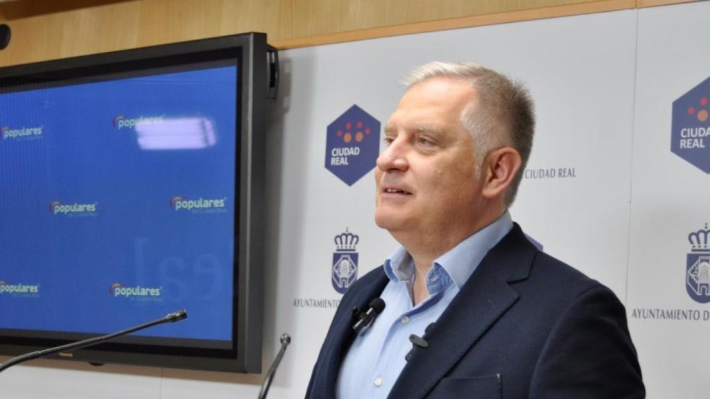 Francisco Cañizares, portavoz del PP en el ayuntamiento de Ciudad Real.