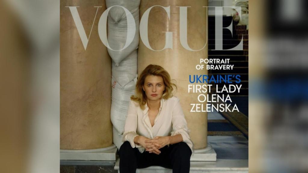 Olena Zelenska en la portada de 'Vogue'.