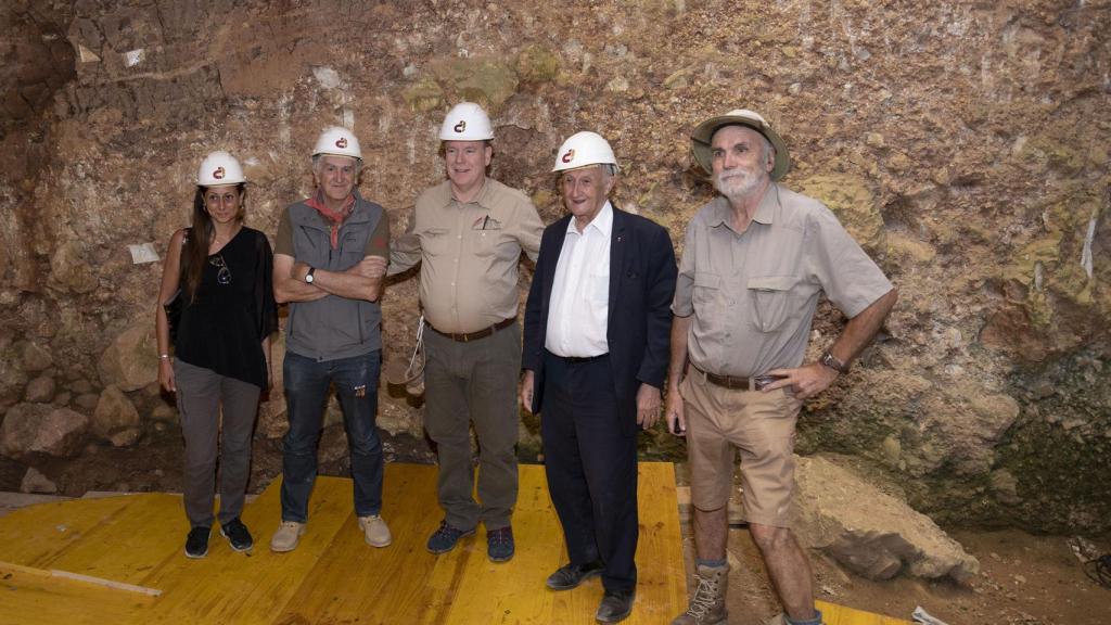El príncipe Alberto en Atapuerca.