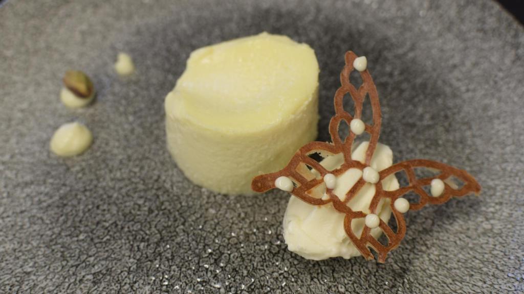 Tarta de queso del Círculo Mercantil.