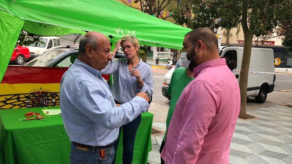 Juan María Rivas, en un acto de campaña de las andaluzas.