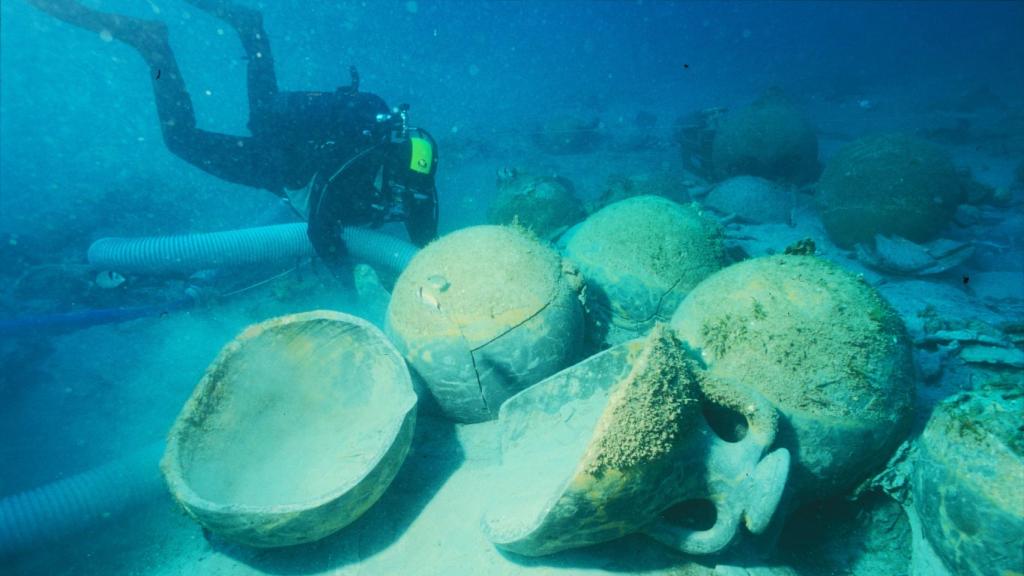 El propósito del proyecto es analizar el valor del banco Skerki. En la imagen, los trabajos en el pecio de la Albufereta.