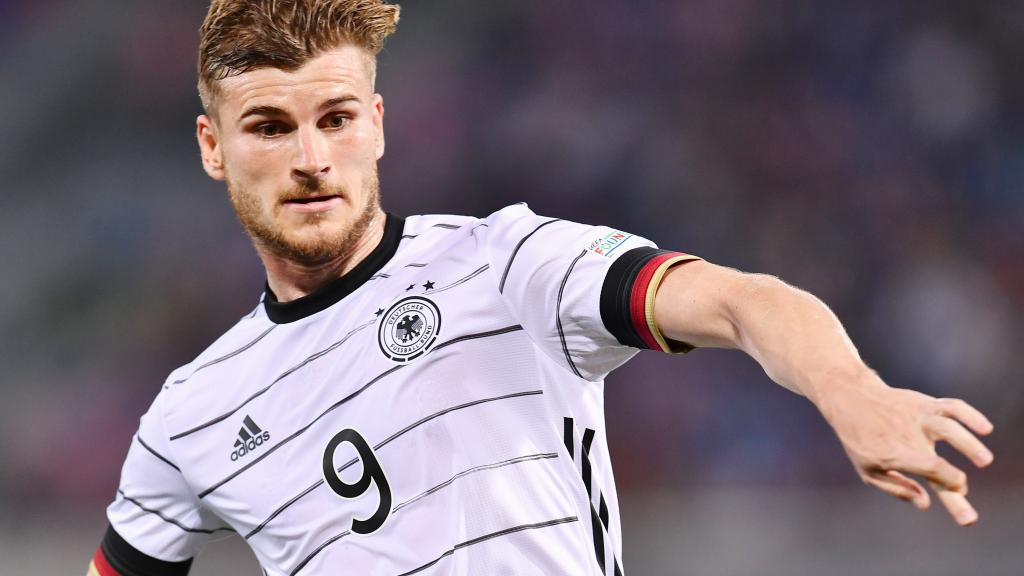 Timo Werner, con la selección de Alemania en la UEFA Nations League
