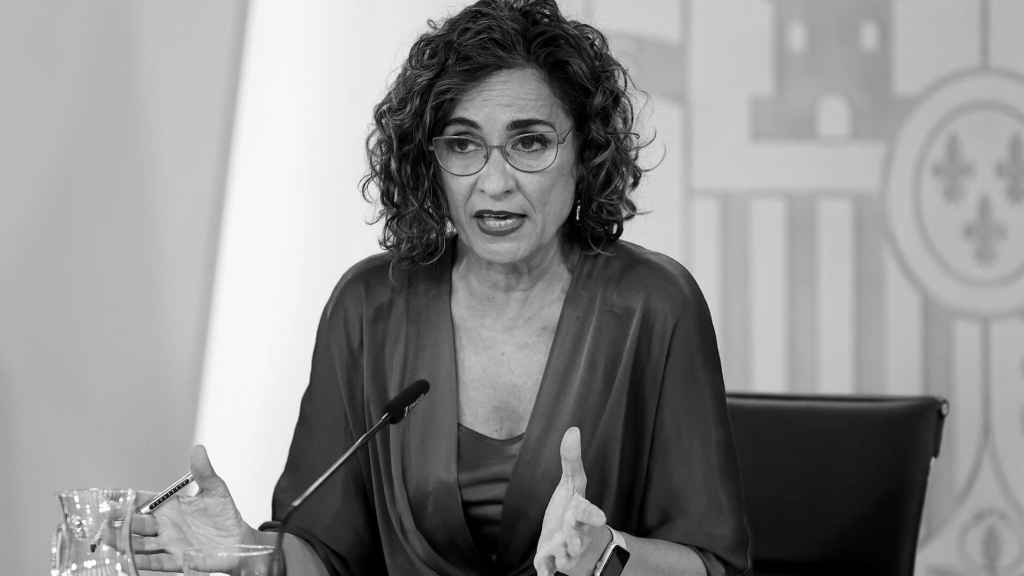 María Jesús Montero, ministra de Hacienda, durante la rueda de prensa posterior al Consejo de Ministros.