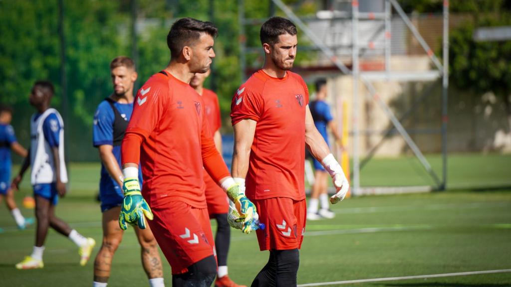 Rubén Yáñez, portero del Málaga CF